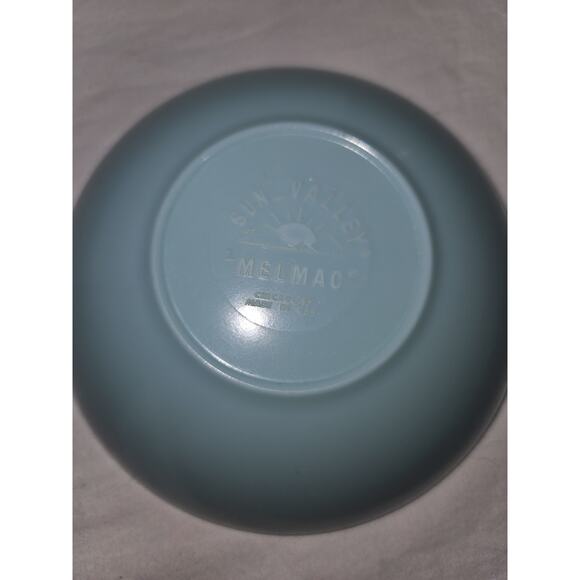 Sun-Valley Melmac Dessert Bowl Aqua Blue Set Of 4 - Picture 4 of 5
